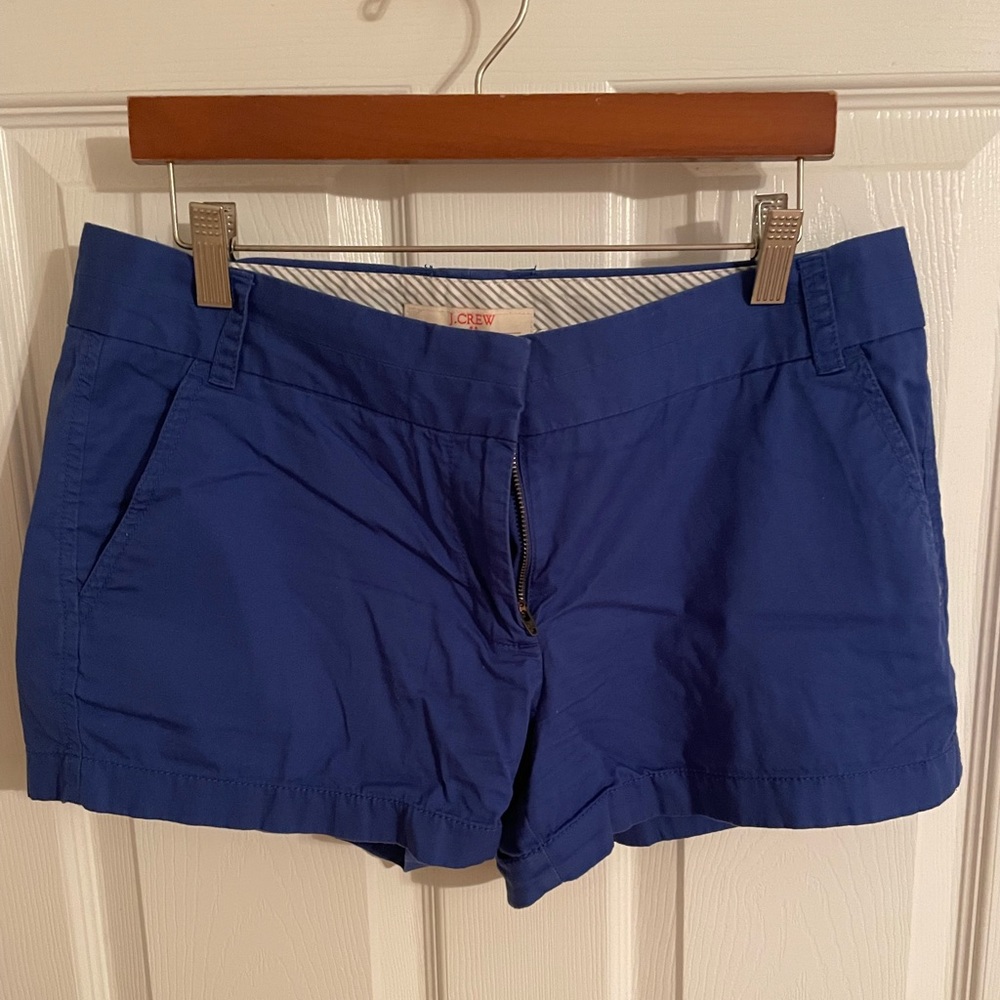 J. Crew classic chino short (3.5 inch)- royal blue color- size 8